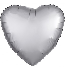 Heart Satin Luxe Platinum...