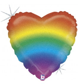 Heart  Rainbow holographic...