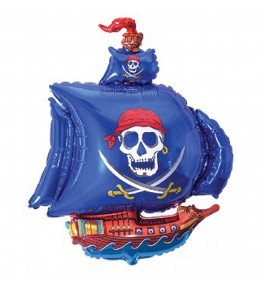 Shape  Pirate Ship Blue