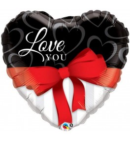 Love You Red Ribbon õhupall