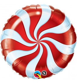 Candy Swirl Red  õhupall