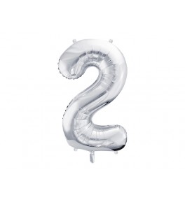 Number "2" Silver