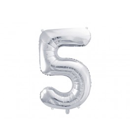 Number "5" Silver