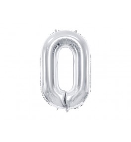Number "0"  Silver