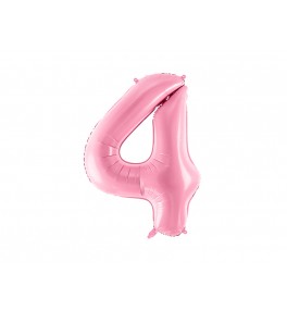 Number "4" Pastel Pink