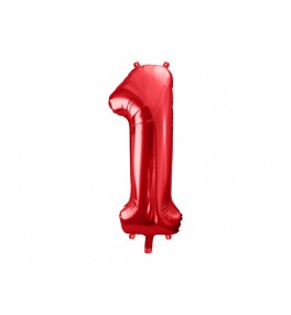 Number "1" Red
