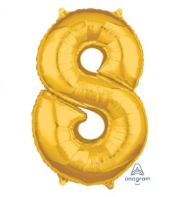 Number "8" Gold