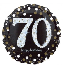Sparkling Birthday 70  õhupall