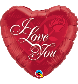I Love You Red Rose  õhupall